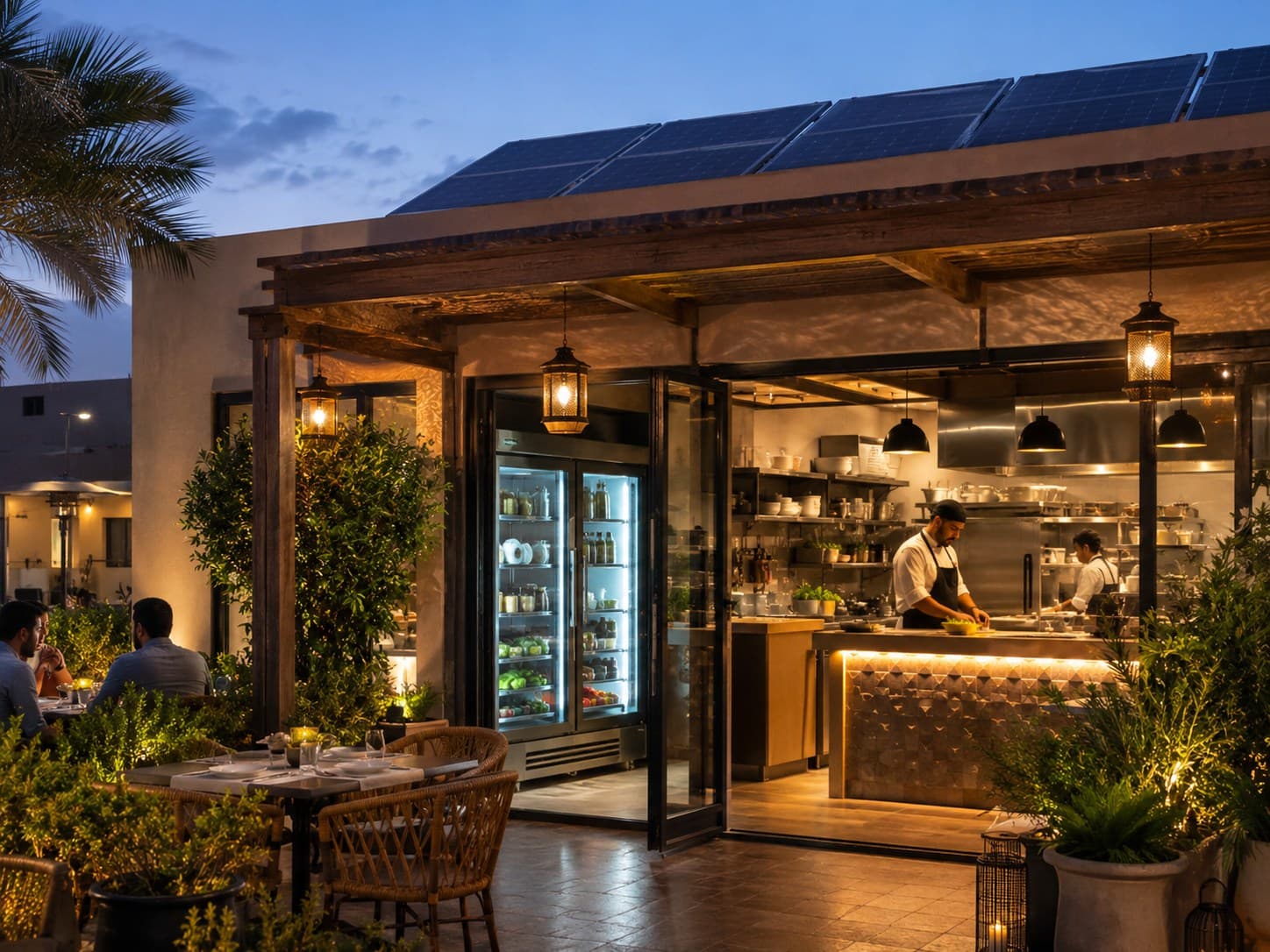 Restaurant au Maroc avec besoin de réduire sa facture électrique